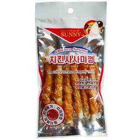 써니 강아지 덴탈 간식 사사미 껌 스틱 6개입 반려견 애견용품