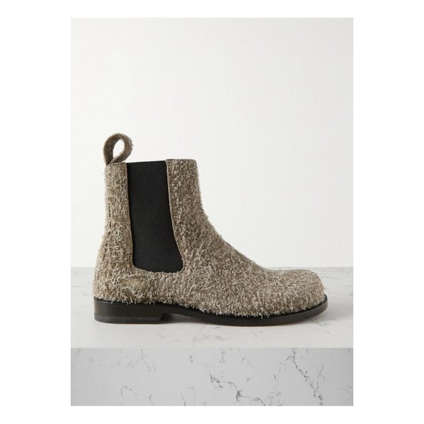 브러시드 스웨이드 첼시 부츠 그레이 그린 1647597315213292