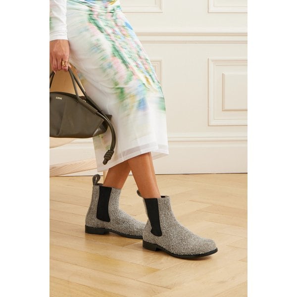 브러시드 스웨이드 첼시 부츠 그레이 그린 1647597315213292