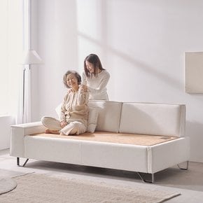 온휴 3인용 온열 온돌 황토 흙침대 소파