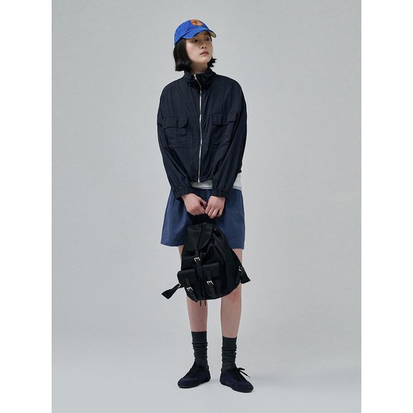 ALPHEN POCKET WINDBREAKER JUMPER_NAVY