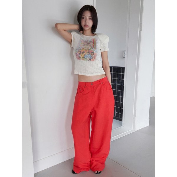 [단독] 25SS summer linen wide pants