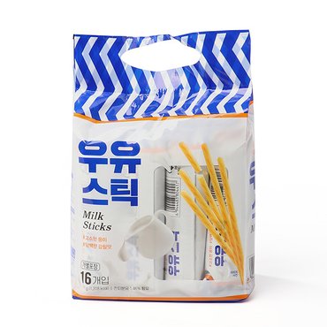 글로벌푸드 키즈웰 우유 스틱 과자 256g / 분유맛 과자