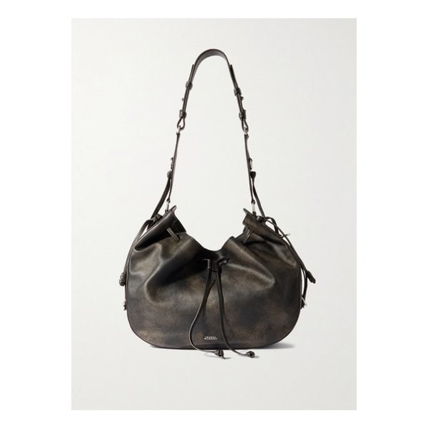 볼튼 디스트레스 가죽 숄더 백 브라운 46376663162937002