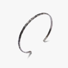 OJO DE MEX 오호 데 멕스 BRASS BANGLE SLIM SILVER (SNAKE) OJF1M80003A19