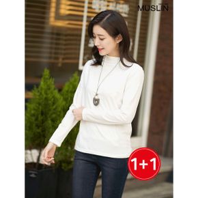 엄마옷 1+1 하이넥 베이직 폴라티셔츠 MQG129011 마담 미시옷 중년여성의류 빅.._P329131509
