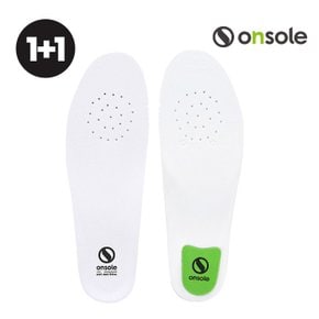 [1+1] 온솔 제너럴 인솔 베이직 쿠션 라이트기능성 신발 깔창 화이트
