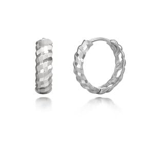 14K 루미에 화이트 귀걸이 T-ARPE2106W