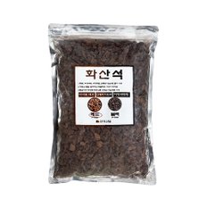 화산석 레드 약2L .용암석 화산사 원예 돌 자갈 자연석 화분 어항 꾸미기 바닥재