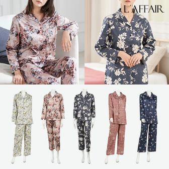 라페어 [실켓플라워] 라페어 60수 면 실켓 파자마 3세트 (상하의 6종) (m)