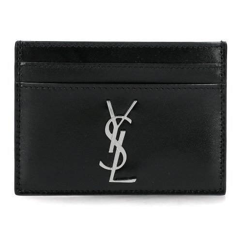 국내배송 24SS 생로랑 YSL 모노그램 은장로고 카드지갑 485631 0SX0E 1000