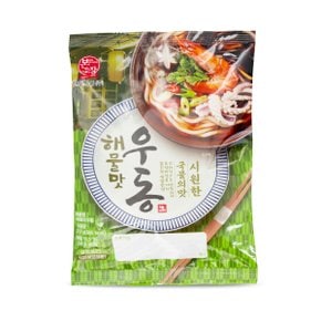 본고장 해물우동 212g 1인분 1개 수타식면발 진한해물육수