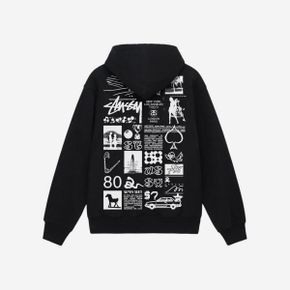 {국내배송} 스투시 사라 후드 집업 블랙 Stussy Sara Zip Hoodie Black 1974903