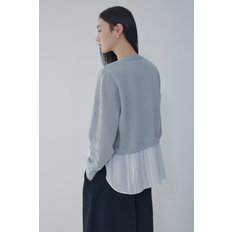 *신세계대구 단독*[VOV] 보브 우븐 패치 브이넥 니트 가디건 (7156350007)