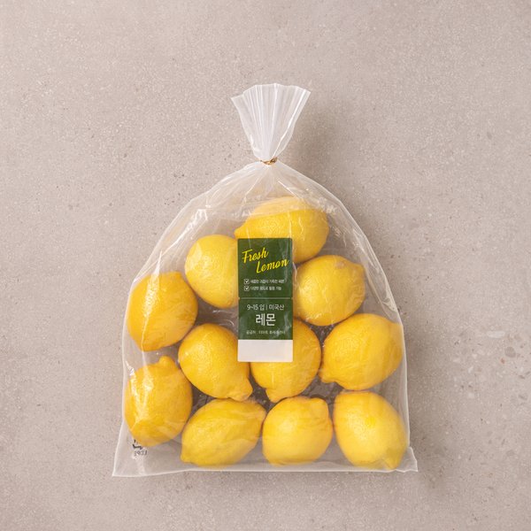 [미국산] 레몬 9~15입/봉 (1.4kg내외)