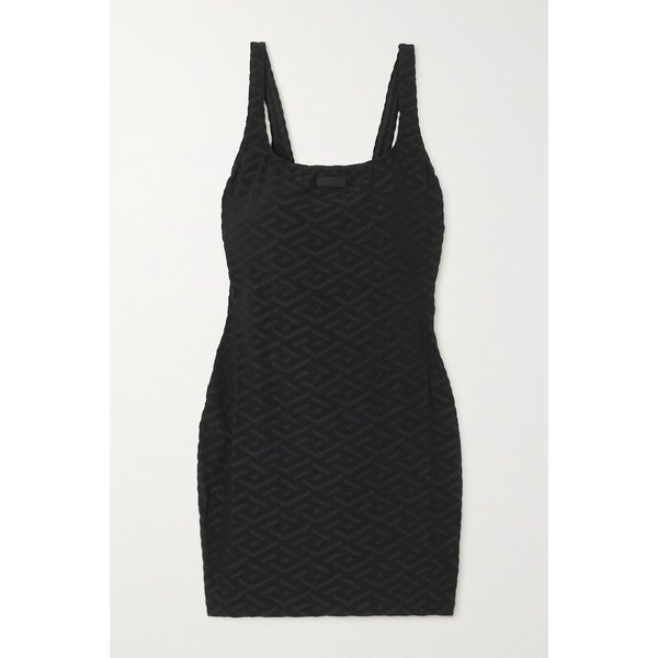 라 그레카 스트레치 테리 미니 드레스 블랙 1647597289936490