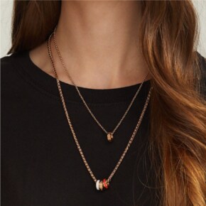 솔리드 타임리스 목걸이-L-WH-RG/Solid Timeless Necklace-L-WH-RG