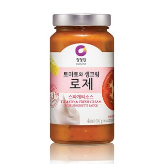 청정원 로제 스파게티소스 600g x 4개