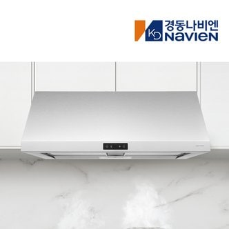  경동나비엔 주방 가스렌지 터치식 박스형 허리캐인 정풍량 레인지 침니 후드 RGB150-09TBA