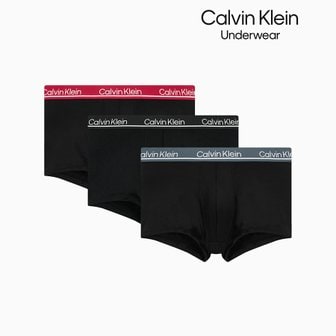 Calvin Klein Underwear 남성 마이크로 플러스 로우 라이즈 트렁크 3PK NP2752O-0CO