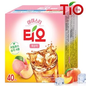 동서식품 [티오]  아이스티 복숭아맛 40T