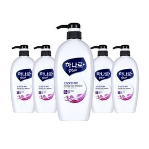 하나로 샴푸 손상모발케어 680ml x 5개 (샴푸 린스 겸용)