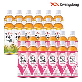 광동 [무료배송] 광동 옥수수수염차 이너브이 500ml x 12pet + 광동 옥수수수염차 500ml x 12pet