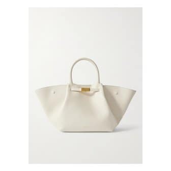 DEMELLIER 드멜리어 뉴욕 미디 텍스처 가죽 토트 화이트 1647597357778884