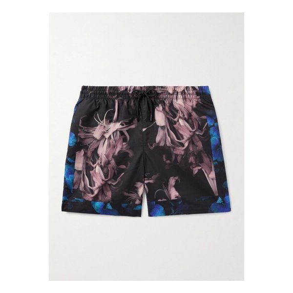 스트레이트 레그 미드 렝스 프린트 스윔 쇼츠 46376663162930400