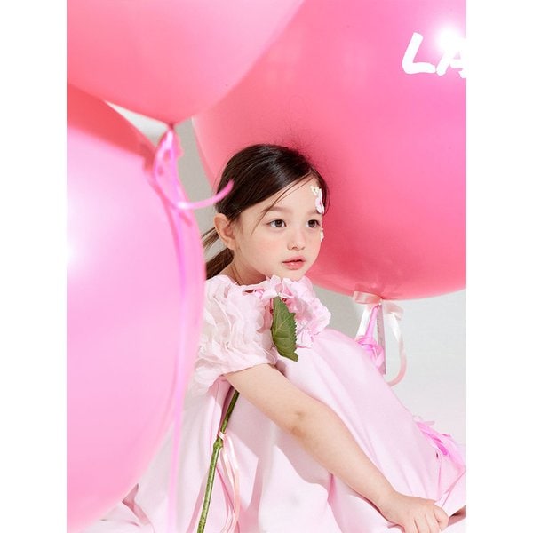 LIGHT PINK FLOWER DRESS