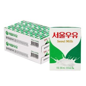 매일유업 우유 서울우유 멸균우유 200ml, 48개
