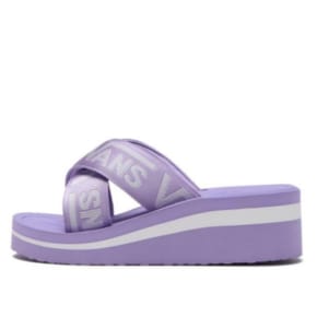 반스 샌들 휴이트 웨지힐 V5143 WEDGE LAVENDER LOGO