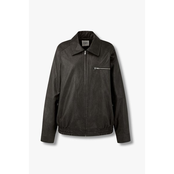 신세틱레더 오버핏점퍼 9196161193073