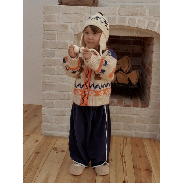 튤립후리스 털팬츠