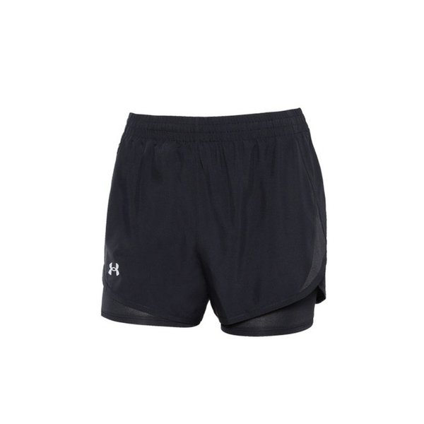 여성 반바지 플라이 바이 투인원 쇼츠 블랙 1382440-001