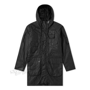 NA 엔지니어 가먼츠 왁스 자켓 MWX1439BK11 BARBOUR X ENGINEERED GARMENTS ZIP PARKA