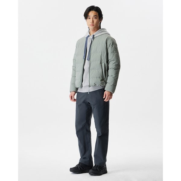 [여주점] 겨울 남성패딩점퍼 롯지 퀼팅 넥리스 구스다운자켓1