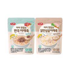 아이 맛있는 야채죽 2종 4개 (선택)