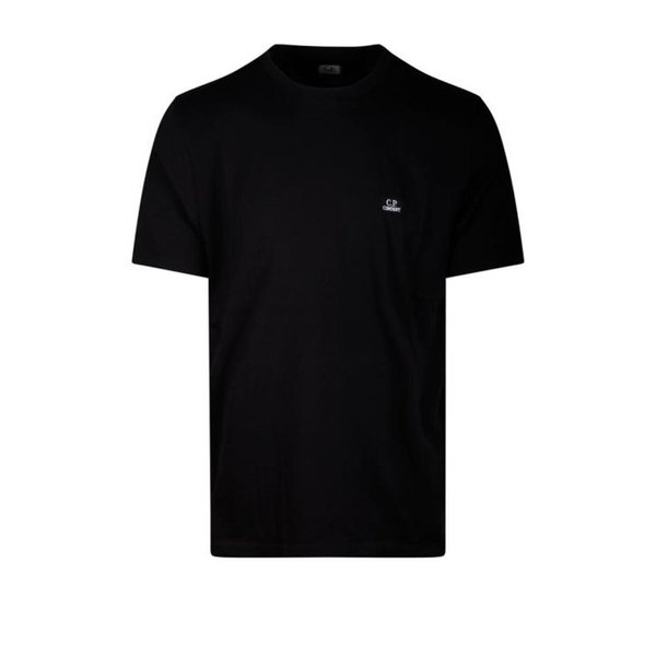 씨피 컴퍼니 30 1 저지 로고 티셔츠 16CMTS068A 005100W 999 BLACK DOM