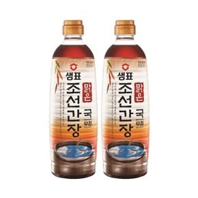 샘표 맑은 조선간장 930ml x 2개