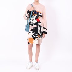 인타르시아 타이거 니트 드레스 F962RO4113XA 핑크 Tiger Intarsia Dress