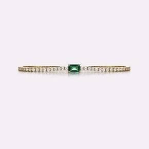 Frida Dark Emerald Bracelet SSKB111BYG160