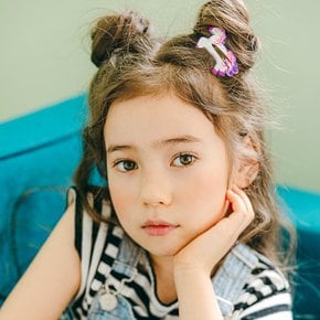 동물원 똑딱핀 유아헤어핀