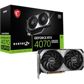 일본 MSI 그래픽카드 Gaming RTX 4070 Super 12G Ventus 2X OC 그래픽 카드 NVIDIA 192 비트 부