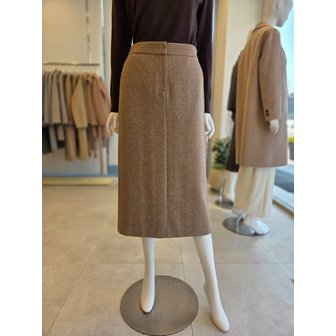 더아이잗 [여주점] [더 아이잗] 여성 울 블렌드 헤링본 H라인 셋업 스커트 (IRAA0SK141)