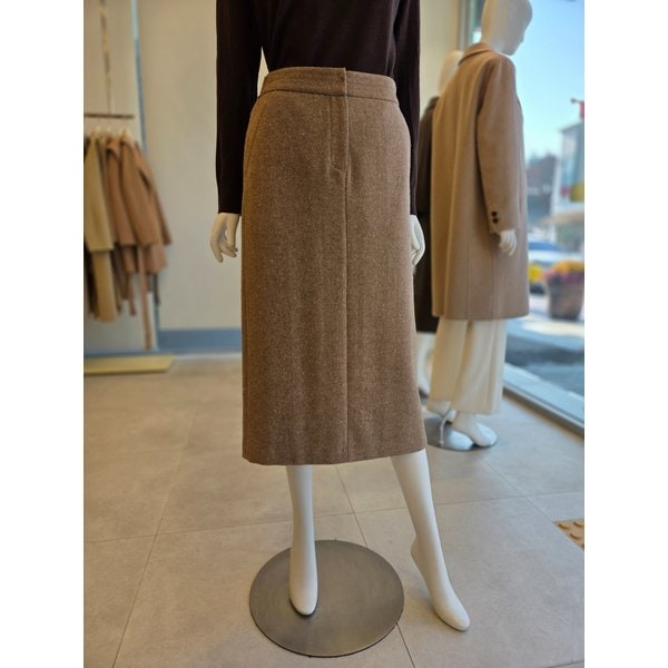[여주점] [더 아이잗] 여성 울 블렌드 헤링본 H라인 셋업 스커트 (IRAA0SK141)