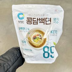 청정원 콩담백면 멸치국수 404g 아이스박스포장