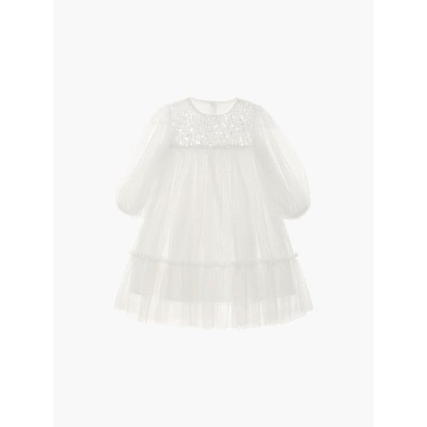 퓨어 그레이스 시퀸 튤 드레스