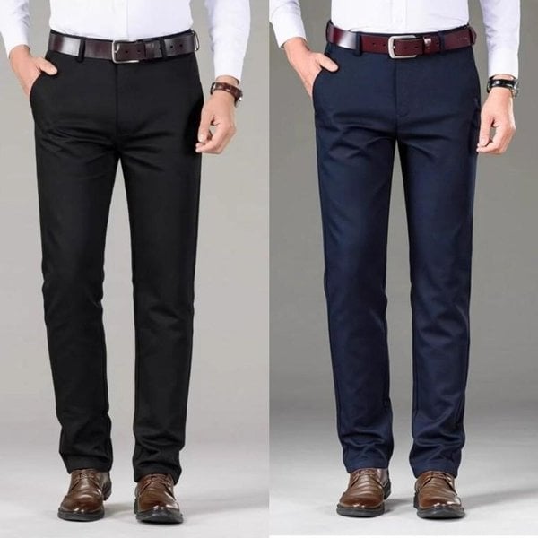 겨울 남자 베이직 데일리 기모 정장 스판 바지 OC-PTK-SWFGNR9W