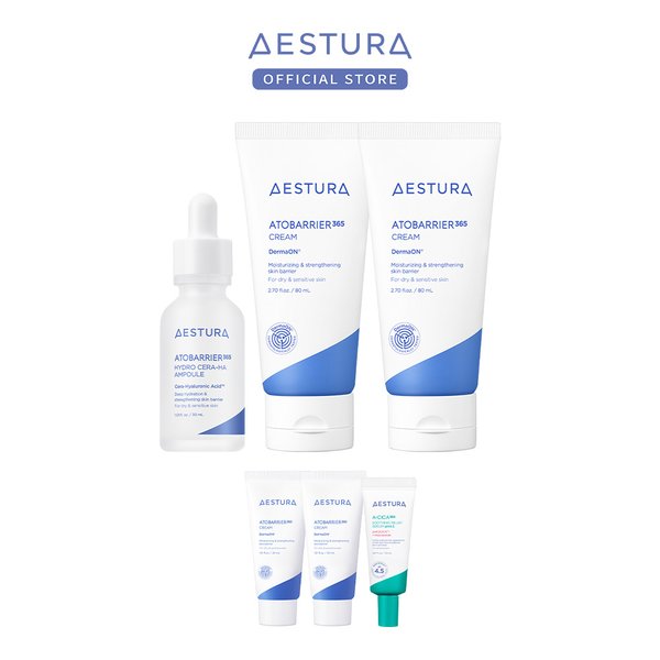 아토베리어365 세라-히알 속수분 앰플 30ml  + 크림 80ml x 2개